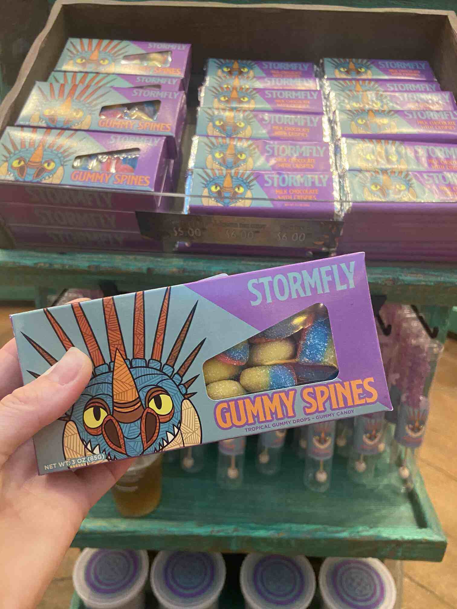 box of dragon candy at isle of berk
