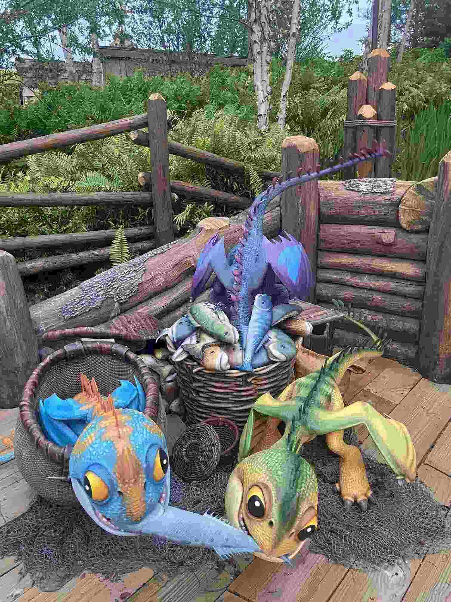 how to train your dragon at epic, little dragons